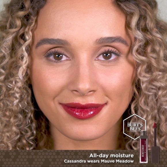 BURT'S BEES 100% Natural Moisturizing Liquid Lipstick - Mauve Meadow - NWT! - Picture 5 of 15